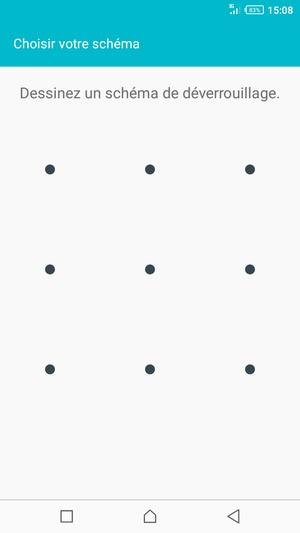 Dessinez un motif de déverrouillage