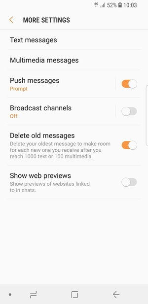 Select Text messages