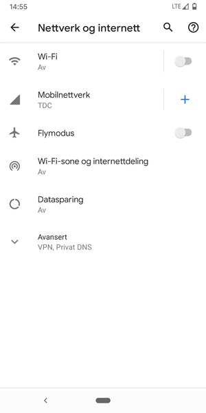 Velg Mobilnettverk