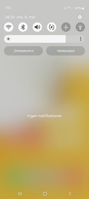 Aktiver topmenuen igen