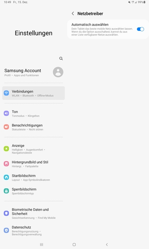 Schalten Sie Automatisch auswählen aus