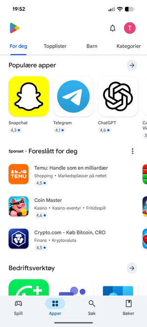 Velg Søk
