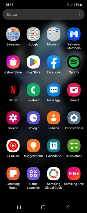 Seleziona Impostazioni