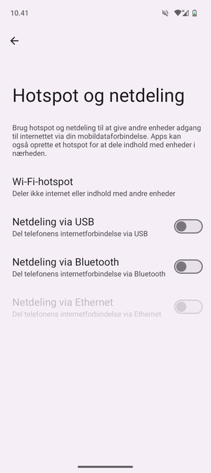 Vælg Wi-Fi-hotspot