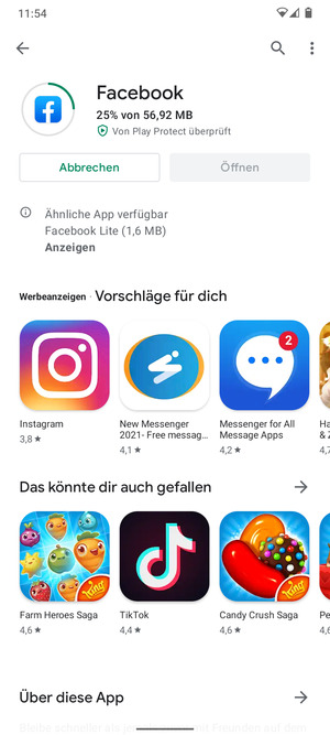 Warten Sie, bis der Installationsprozess  beendet ist