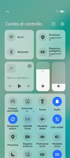 Attiva Luminosità automatica
