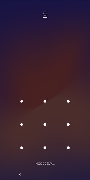 Uw telefoon is nu beveiligd met een schermvergrendeling