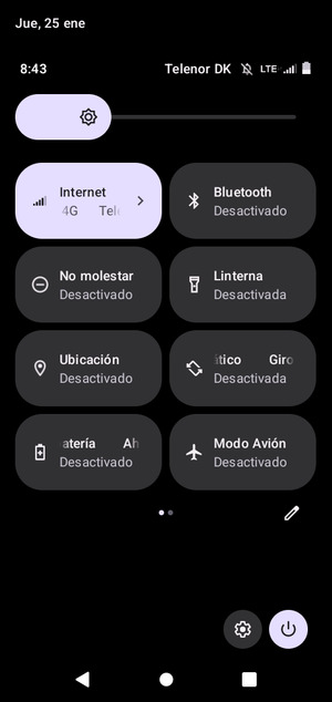 Seleccione Ahorro de batería
