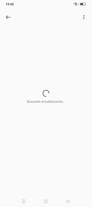 Espere a que la búsqueda termine