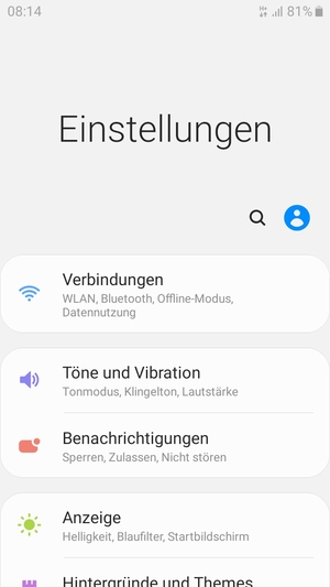 Wählen Sie Verbindungen