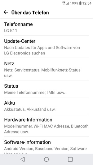 Wählen Sie Update-Center