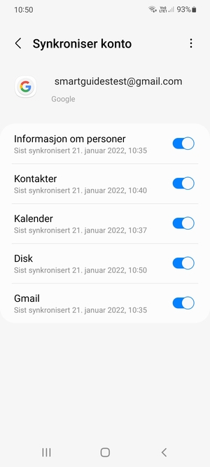 Velg menyknappen