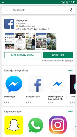 Velg app