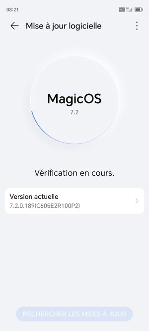 Veuillez attendre la fin de la recherche