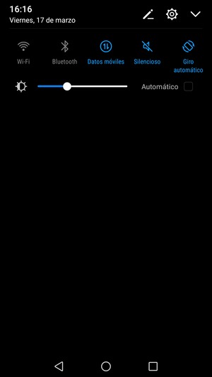 Seleccione Silencioso para volver al modo de sonido