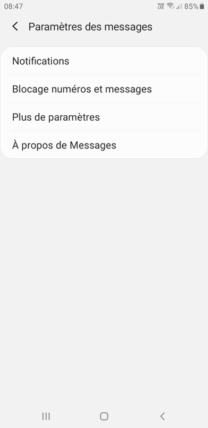 Sélectionnez Plus de paramètres