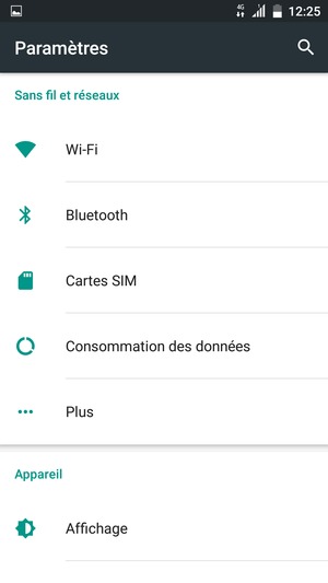 Sélectionnez Wi-Fi