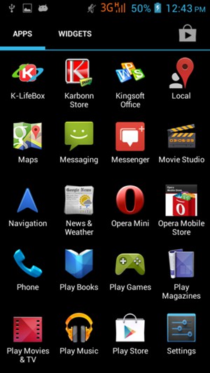 Scroll to and select Settings