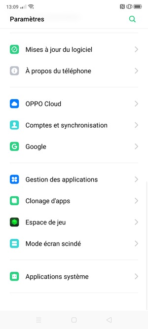 Faites défiler et sélectionnez Mise à jour logiciel