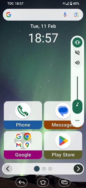 Select Vibrate to change to vibration mode