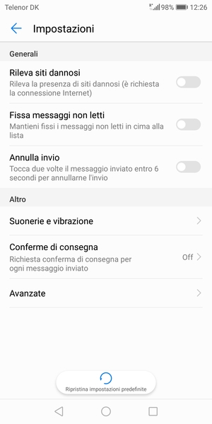 Seleziona Avanzate