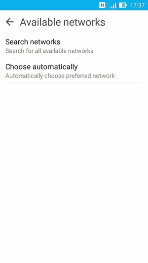 Select Search networks