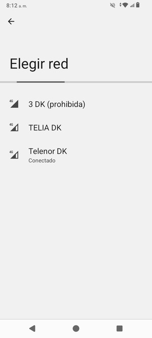 Espere a que la búsqueda termine