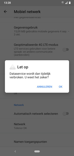 Selecteer OK