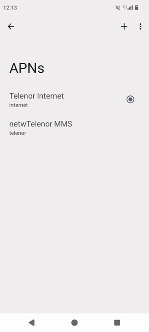 Select the Menu button