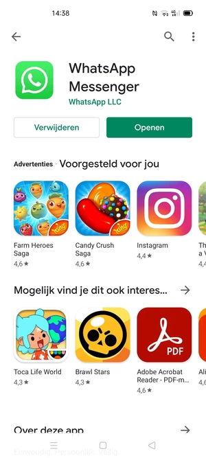 Selecteer Openen