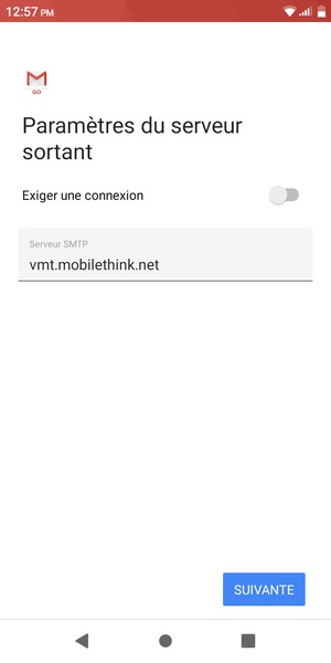 Désactiver le Exiger une connexion et sélectionnez SUIVANTE