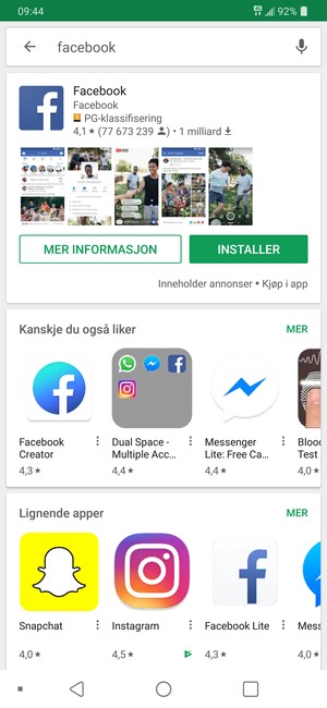 Velg app