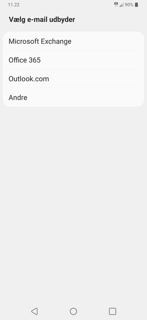 Vælg Andre