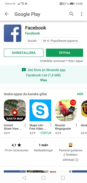 Välj ÖPPNA