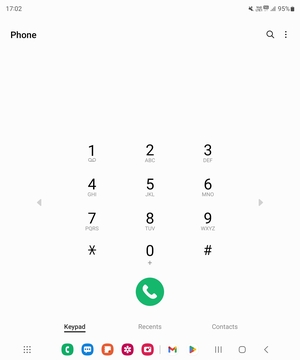 Press and hold the number 1