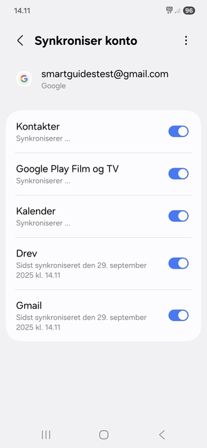 Dine kontakter fra Google vil nu blive synkroniseret til din Galaxy