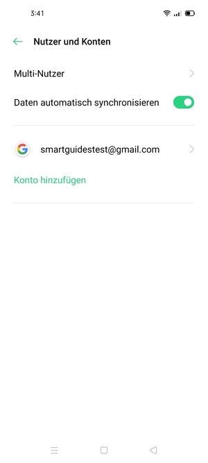 Wählen Sie Ihr Google-Konto