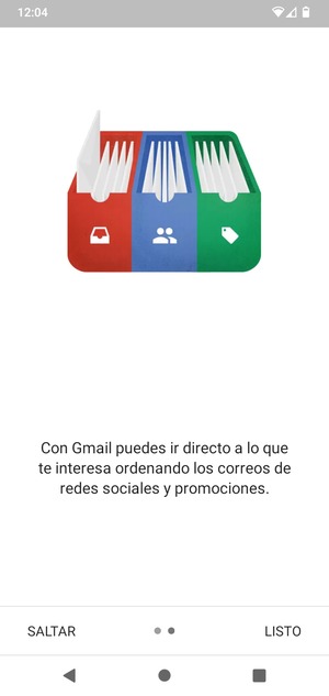 Seleccione LISTO