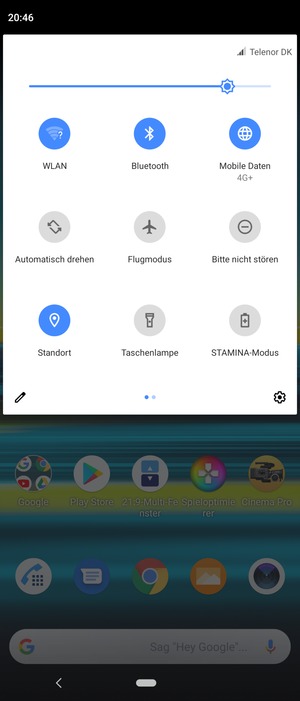 Schalten Sie WLAN und Bluetooth aus