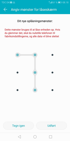 Vælg Udfør