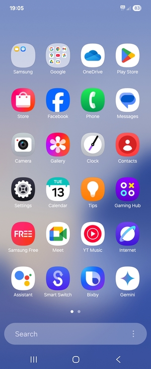 Select Settings