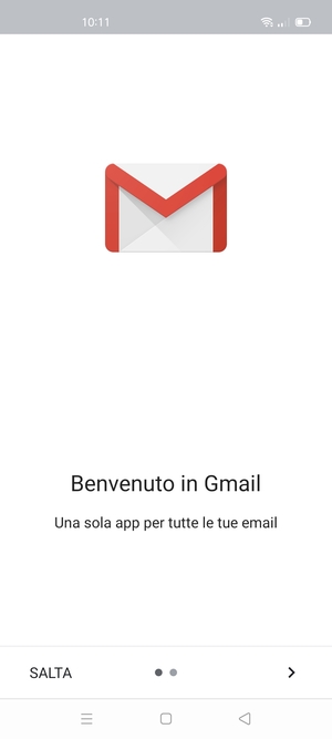 Seleziona AVANTI