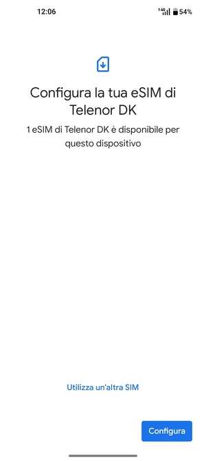 Seleziona Configura