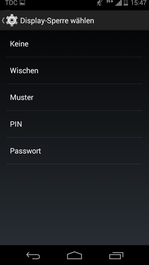 Wählen Sie Muster