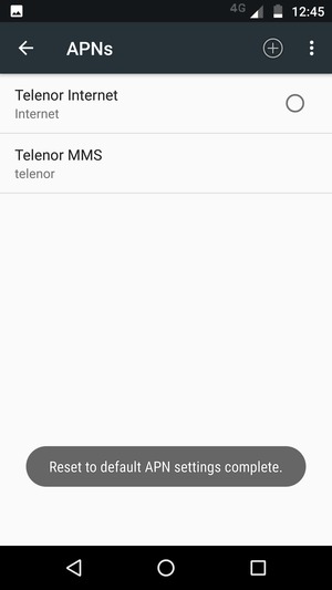 Select New APN