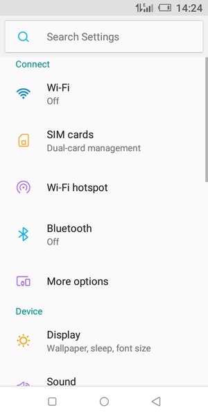 Select Wi-Fi