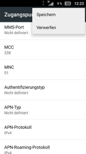 Wählen Sie Speichern