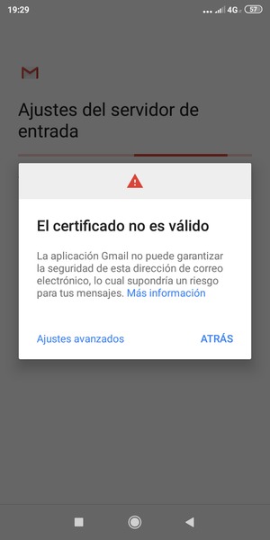 Seleccione ATRÁS