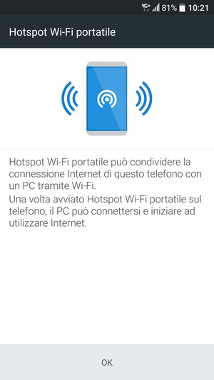 Seleziona OK