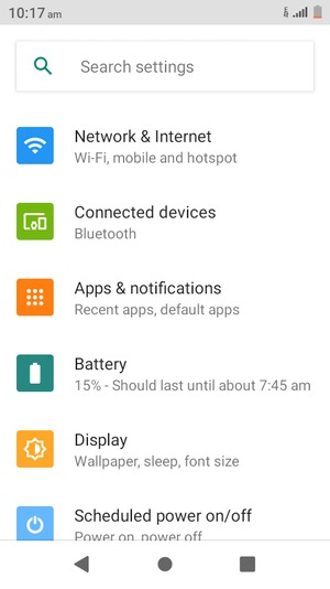 Select Network & Internet